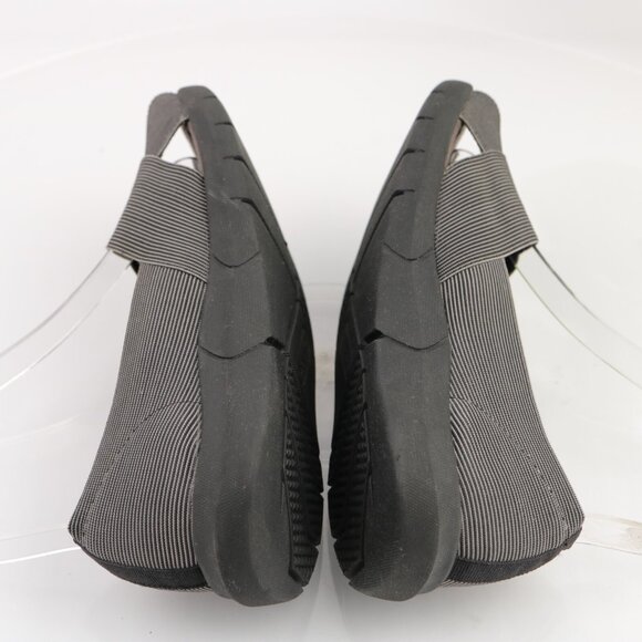 BareTraps Womens Kami Slip On Shoe Size 7.5 Black Gray Elastic Sporty Comfy Flat - Picture 7 of 10
